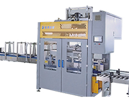 塑料桶自動裝箱機，機油防凍液20升大桶人工裝箱太累了！