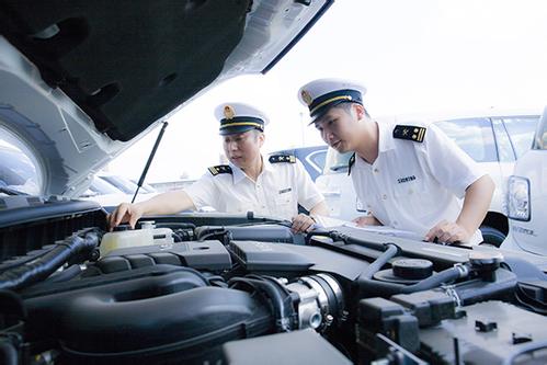 車輛暫時進出口進口前的工作是怎么做的？
